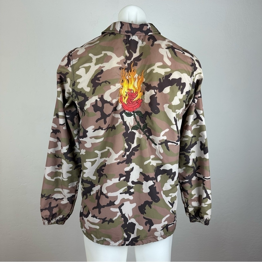 Asphalt Yacht Club Flaming Rose Streetwear Jacket